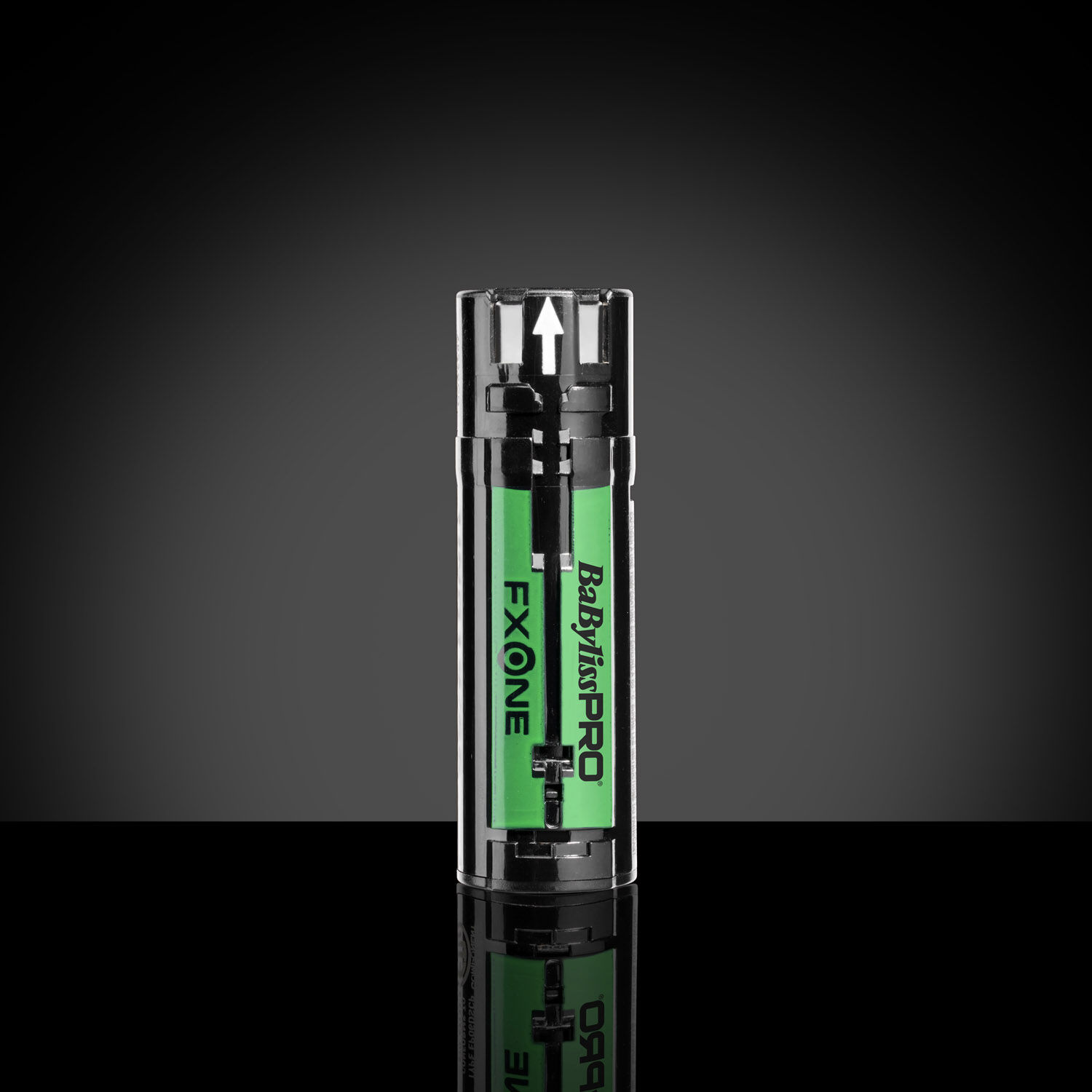 Lithium-ion replacement battery on a dark background